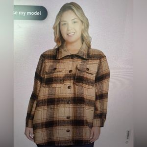 Time and tru plaid shacket
